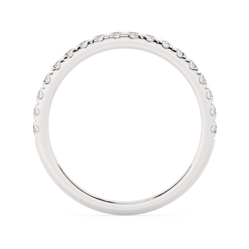 טבעת חצי איטרניטי שיבוץ פאווה דגם BJ65 – תמונה 3