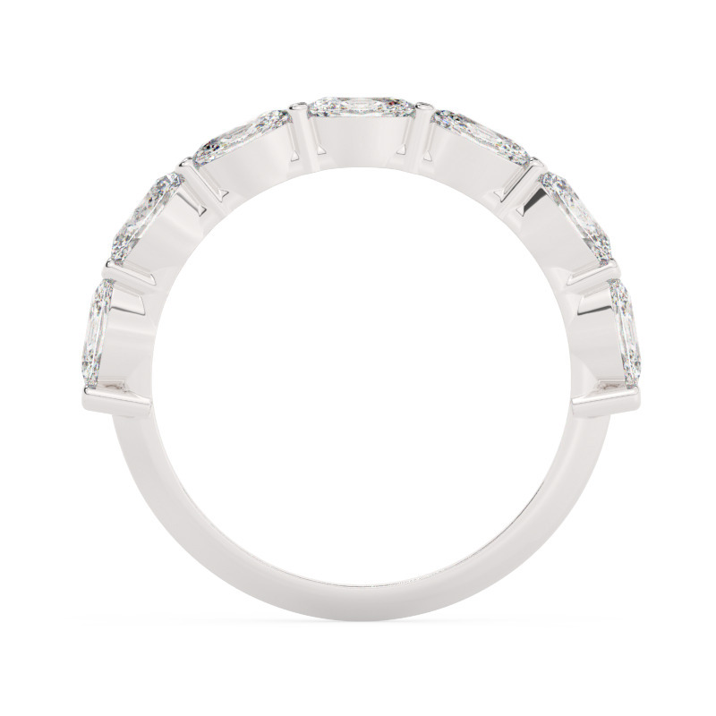 טבעת חצי איטרניטי אובל דגם BJ109 – תמונה 3